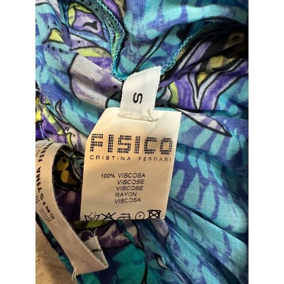 Fisico Cristina Ferrari Wide Leg Strapless Jumpsuit Made in Italy Small - Picture 4 of 9